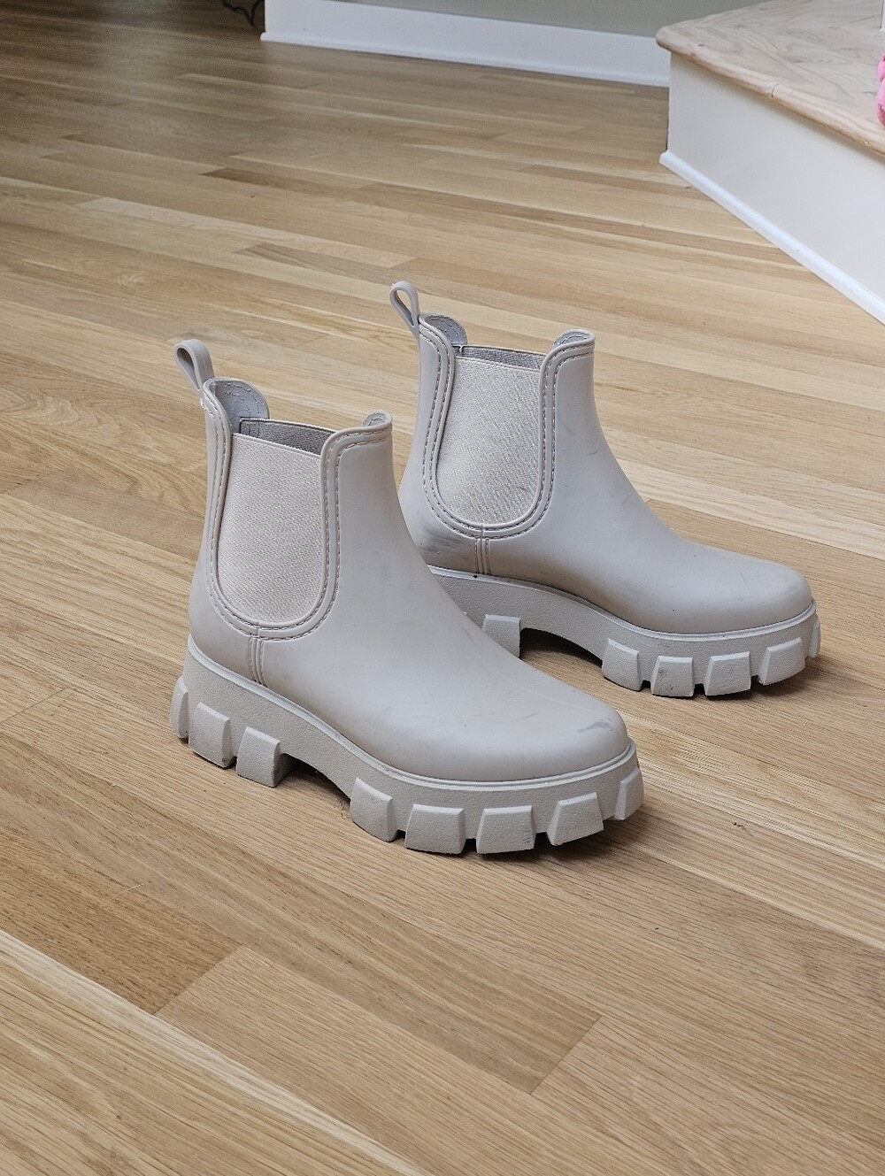 Jeffery Campbell Platform Lug Sole Chelsea Rain Boot